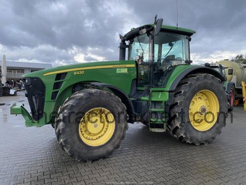John Deere 8430 fiche technique et avis