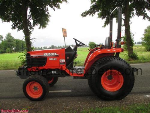 Kubota B7800 fiche technique et avis