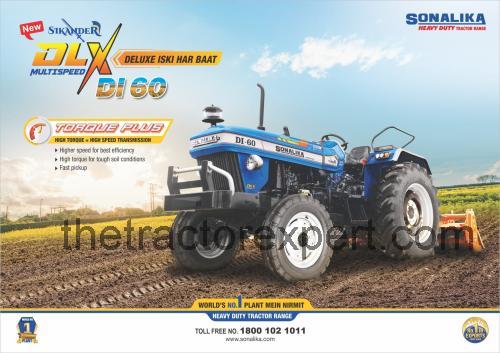 Sonalika DI 60 SIKANDAR fiche technique et avis