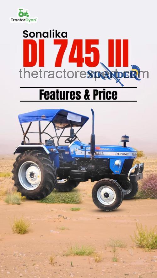 Sonalika DI 745 III Sikander fiche technique et avis