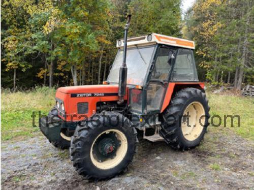 Zetor 7245 fiche technique et avis